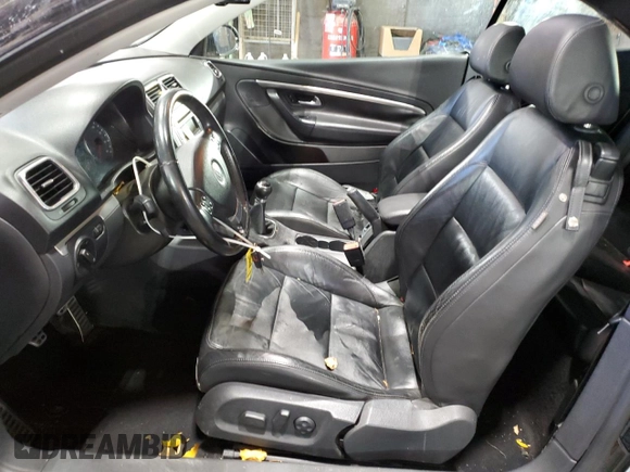 2007 Volkswagen Eos with VIN WVWCA71F67V019624, listed as a Copart auction lot 79905514 with 115,471 mi miles and Salvage Title. Bid and sale history available at DreamBid. Image 7.