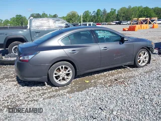 2014 Nissan Maxima S with VIN 1N4AA5AP0EC446851, listed as a IAAI auction lot 42016439 with 150,379 mi miles and . Bid and sale history available at DreamBid. Image 4.