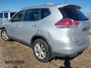 2016 Nissan Rogue SV with VIN KNMAT2MT6GP714311, listed as a IAAI auction lot 41802626 with 86,660 mi miles. Bid and sale history available at carsss.com. Image 3.