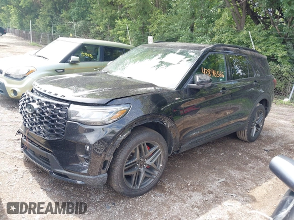 2025 Ford Explorer ST-Line with VIN 1FMUK8KH7SGB38511, listed as a IAAI auction lot 42846565 with 11,936 mi miles and . Bid and sale history available at DreamBid. Image 2.