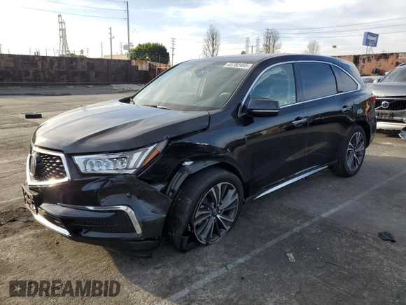 2020 Acura MDX w/Technology Pkg with VIN 5J8YD3H51LL016169, listed as a Copart auction lot 45782465 with 21,057 mi miles and Salvage Title. Bid and sale history available at carsss.com. Image 1.