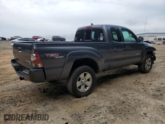 2012 Toyota Tacoma PreRunner with VIN 5TFTU4GNXCX025798, listed as a Copart auction lot 56760955 with 147,050 mi miles and Salvage title. Bid and sale history available at DreamBid. Image 3.