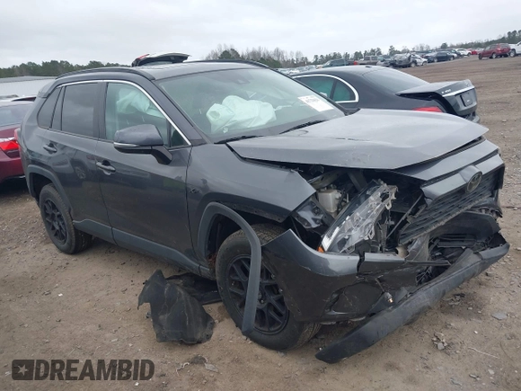 2019 Toyota RAV4 XLE with VIN 2T3W1RFV4KW048145, listed as a IAAI auction lot 41723621 with 180,051 mi miles. Bid and sale history available at carsss.com. Image 1.