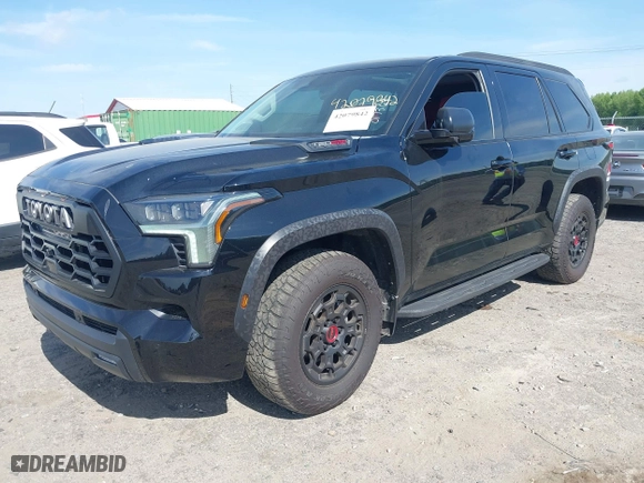 2023 Toyota Sequoia SR5 with VIN 7SVAAABA5PX017364, listed as a IAAI auction lot 42079842 with 20,376 mi miles. Bid and sale history available at carsss.com. Image 17.