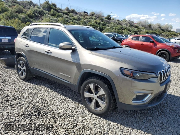 2019 Jeep Cherokee Limited with VIN 1C4PJMDX1KD345527, listed as a Copart auction lot 57636585 with 70,385 mi miles and Salvage title. Bid and sale history available at DreamBid. Image 4.