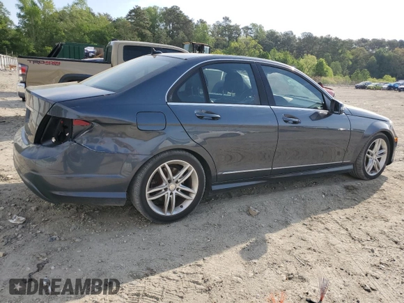2013 Mercedes-Benz C 250 Sport with VIN WDDGF4HB7DG023661, listed as a Copart auction lot 55589635 with 122,889 mi miles and Clean Title. Bid and sale history available at carsss.com. Image 3.