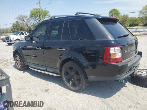 2007 Land Rover Range Rover Sport HSE with VIN SALSF25487A983814, listed as a Copart auction lot 53073785 with 189,850 mi miles and Salvage Title. Bid and sale history available at DreamBid. Image 2.