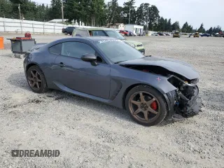 2023 Toyota 86 with VIN JF1ZNBB13P9762566, listed as a Copart auction lot 60736085 with 13,589 mi miles and Salvage title. Bid and sale history available at DreamBid. Image 4.