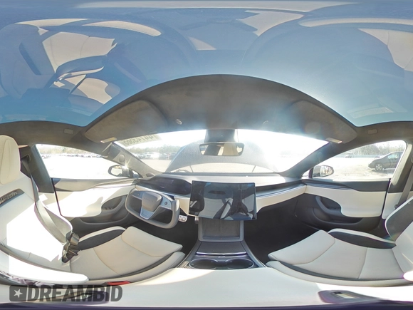 2024 Tesla Model S Plaid с VIN 5YJSA1E66RF544459, выставлен на аукционе Copart как лот 44743565 с пробегом Не указан миль и Списание • Salvage title. История ставок и продаж доступна на DreamBid. Изображение 14.