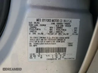 2004 Ford Escape Limited with VIN 1FMCU041X4KA45604, listed as a Copart auction lot 80974334 with 88,687 mi miles and Salvage Title. Bid and sale history available at carsss.com. Image 15.