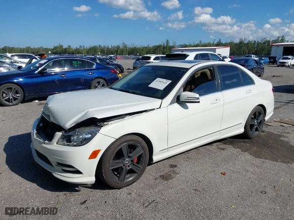 2011 Mercedes-Benz C-Class C 300 Sport with VIN WDDGF5EB1BR135724, listed as a IAAI auction lot 41905118 with 167,112 mi miles. Bid and sale history available at carsss.com. Image 2.