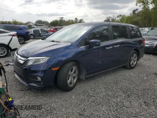 2020 Honda Odyssey EX with VIN 5FNRL6H53LB004874, listed as a Copart auction lot 49127995 with 82,037 mi miles and Salvage Title. Bid and sale history available at DreamBid. Image 1.