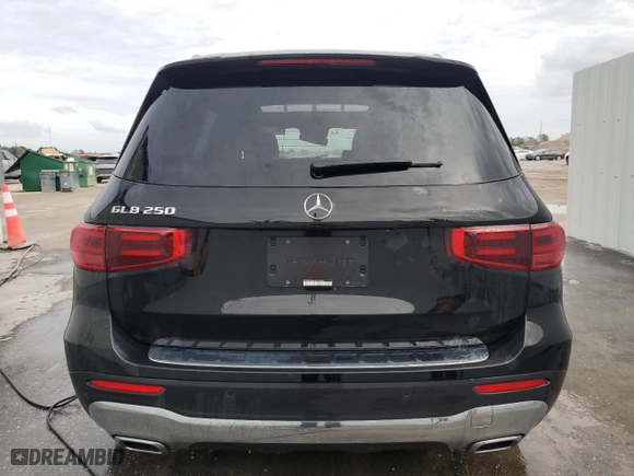 2024 Mercedes-Benz GLB with VIN W1N4M4GB2RW379820, listed as a Copart auction lot 74108804 with 0 mi miles and Salvage Title. Bid and sale history available at carsss.com. Image 6.