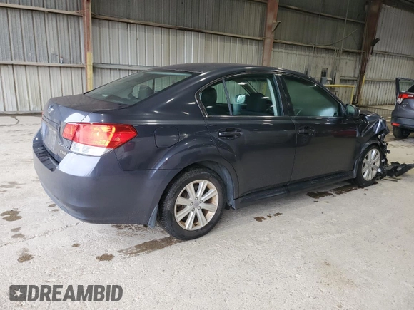2011 Subaru Legacy Premium with VIN 4S3BMBC6XB3228503, listed as a Copart auction lot 60828715 with 79,194 mi miles and Salvage title. Bid and sale history available at DreamBid. Image 3.