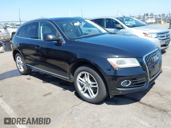 2013 Audi Q5 Premium Plus with VIN WA1LFAFP7DA056243, listed as a IAAI auction lot 42419318 with 53,053 mi miles and . Bid and sale history available at DreamBid. Image 1.