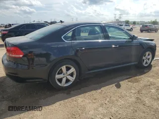 2015 Volkswagen Passat Limited Edition with VIN 1VWAS7A35FC091495, listed as a Copart auction lot 62063035 with 114,870 mi miles and Salvage title. Bid and sale history available at DreamBid. Image 3.