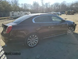 2012 Lincoln MKS with VIN 1LNHL9ER2CG802577, listed as a Copart auction lot 85455164 with 121,169 mi miles and Salvage Title. Bid and sale history available at DreamBid. Image 3.