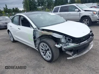 2023 Tesla Model 3 with VIN 5YJ3E1EA9PF431356, listed as a IAAI auction lot 42620155 with 101,626 mi miles and . Bid and sale history available at DreamBid. Image 1.