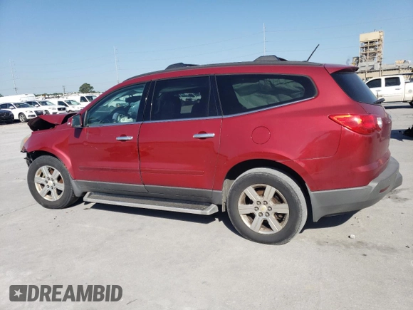 2012 Chevrolet Traverse 1LT with VIN 1GNKRGED0CJ164101, listed as a Copart auction lot 52627335 with Not Provided miles and Salvage Title. Bid and sale history available at DreamBid. Image 2.