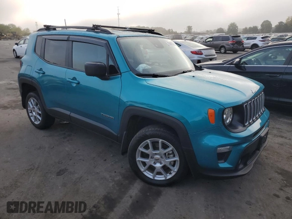 2022 Jeep Renegade Latitude z VIN ZACNJDB10NPN70675, wystawiony jako Copart lot #60787825 z przebiegiem 46 865 mil mil oraz Szkoda całkowita • Salvage title. Historia ofert i sprzedaży dostępna na DreamBid. Obrazek 4.