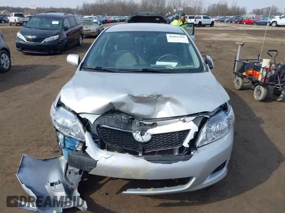 2009 Toyota Corolla with VIN 1NXBU40E89Z036598, listed as a IAAI auction lot 41801498 with 67,665 mi miles. Bid and sale history available at carsss.com. Image 6.