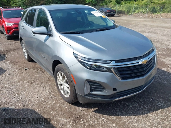 2024 Chevrolet Equinox LT with VIN 3GNAXKEG1RS146146, listed as a IAAI auction lot 42087184 with 34,048 mi miles and . Bid and sale history available at DreamBid. Image 1.