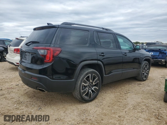 2021 GMC Acadia SLE with VIN 1GKKNKLS9MZ108979, listed as a Copart auction lot 84821504 with 34,164 mi miles and Salvage Title. Bid and sale history available at DreamBid. Image 3.