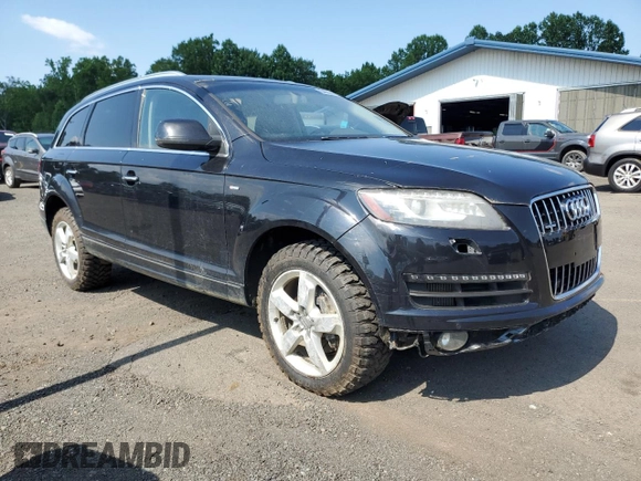 2013 Audi Q7 Premium Plus with VIN WA1LMAFE0DD015875, listed as a Copart auction lot 64954215 with 154,735 mi miles and Clean title. Bid and sale history available at DreamBid. Image 4.