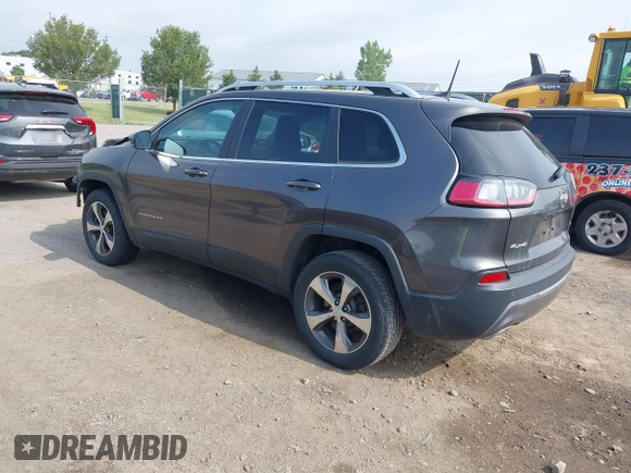 2019 Jeep Cherokee High Altitude with VIN 1C4PJMDX4KD260309, listed as a IAAI auction lot 42594817 with 63,664 mi miles and . Bid and sale history available at DreamBid. Image 3.