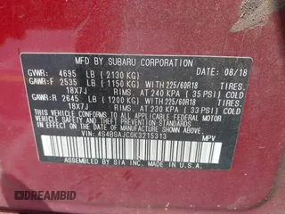 2019 Subaru Outback Limited z VIN 4S4BSAJC0K3215313, wystawiony jako IAAI lot #42219670 z przebiegiem 198 873 mil mil oraz . Historia ofert i sprzedaży dostępna na DreamBid. Obrazek 9.