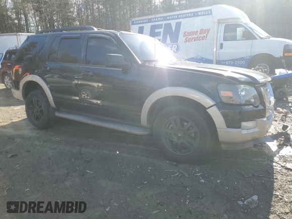 2010 Ford Explorer Eddie Bauer with VIN 1FMEU7EE3AUA97224, listed as a Copart auction lot 47196985 with 222,066 mi miles and Salvage Title. Bid and sale history available at carsss.com. Image 4.
