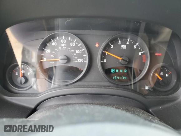 2012 Jeep Patriot Sport with VIN 1C4NJPBB3CD615181, listed as a Copart auction lot 54135685 with 154,174 mi miles and Salvage Title. Bid and sale history available at DreamBid. Image 9.