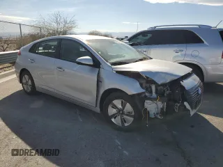 2017 Hyundai Ioniq Blue with VIN KMHC65LC1HU022362, listed as a Copart auction lot 49693105 with 102,550 mi miles and Salvage Title. Bid and sale history available at DreamBid. Image 4.