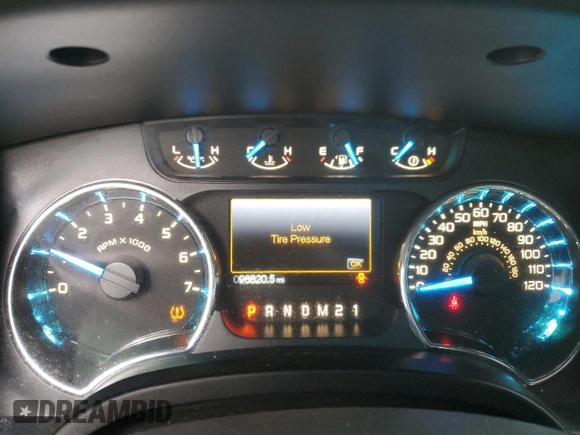 2013 Ford F-150 XL with VIN 1FTMF1CM9DFD30386, listed as a Copart auction lot 45029925 with 98,820 mi miles and Salvage Title. Bid and sale history available at carsss.com. Image 9.