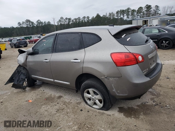 2013 Nissan Rogue S with VIN JN8AS5MT0DW500280, listed as a Copart auction lot 88480955 with Not Provided miles and Salvage Title. Bid and sale history available at carsss.com. Image 2.