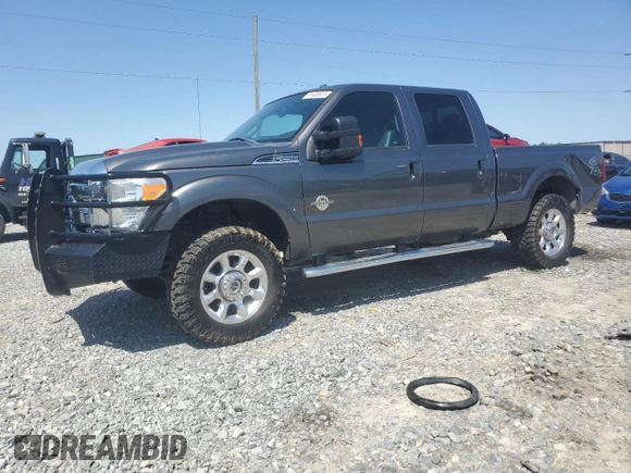 2015 Ford Super Duty F-250 SRW Lariat with VIN 1FT7W2BTXFEC75760, listed as a Copart auction lot 51408915 with 148,044 mi miles and Salvage Title. Bid and sale history available at carsss.com. Image 1.