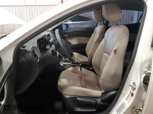 2015 Mazda 3 i SV with VIN JM1BM1T70F1234346, listed as a Copart auction lot 53711985 with 54,636 mi miles and Salvage Title. Bid and sale history available at DreamBid. Image 7.