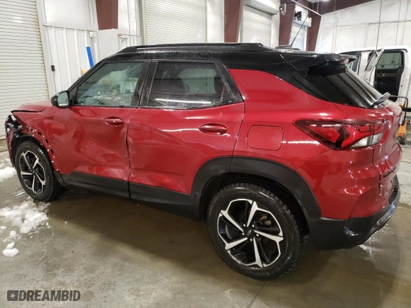 2021 Chevrolet TrailBlazer RS with VIN KL79MTSL1MB121261, listed as a Copart auction lot 51440875 with 134,788 mi miles and Salvage Title. Bid and sale history available at carsss.com. Image 2.