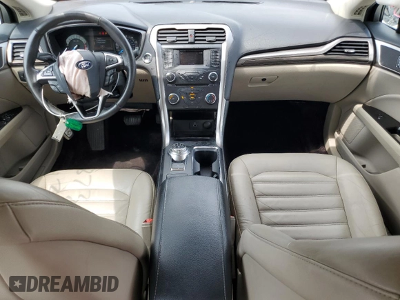 2017 Ford Fusion SE with VIN 3FA6P0HD1HR115897, listed as a Copart auction lot 61087315 with 124,311 mi miles and Salvage title. Bid and sale history available at DreamBid. Image 8.