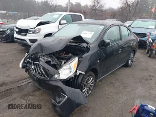 2019 Mitsubishi Mirage G4 SE with VIN ML32F4FJ3KHF04552, listed as a IAAI auction lot 41843111 with 192,463 mi miles. Bid and sale history available at carsss.com. Image 2.