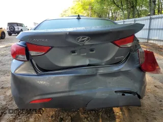 2013 Hyundai Elantra GLS z VIN 5NPDH4AE4DH285239, wystawiony jako Copart lot #52432085 z przebiegiem 109 822 mil mil oraz Szkoda całkowita • Salvage title. Historia ofert i sprzedaży dostępna na DreamBid. Obrazek 6.