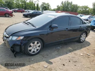 2009 Honda Civic LX z VIN 2HGFA16579H368394, wystawiony jako Copart lot #59193145 z przebiegiem 164 216 mil mil oraz Szkoda całkowita • Salvage title. Historia ofert i sprzedaży dostępna na DreamBid. Obrazek 1.