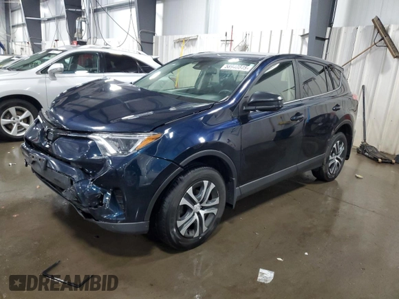 2017 Toyota RAV4 LE with VIN JTMBFREV6HJ165878, listed as a Copart auction lot 58940845 with 120,897 mi miles and Salvage title. Bid and sale history available at DreamBid. Image 1.