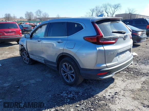 2021 Honda CR-V EX-L with VIN 2HKRW2H82MH656656, listed as a IAAI auction lot 41707235 with 1 mi miles. Bid and sale history available at carsss.com. Image 3.