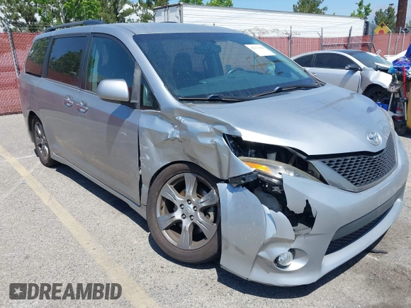 2017 Toyota Sienna SE with VIN 5TDXZ3DC8HS796970, listed as a IAAI auction lot 42272964 with 114,237 mi miles and . Bid and sale history available at DreamBid. Image 6.