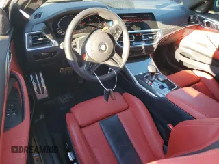 2023 BMW M4 Competition with VIN WBS33AZ01PCM59701, listed as a Copart auction lot 83067984 with 26,200 mi miles and Salvage Title. Bid and sale history available at carsss.com. Image 8.