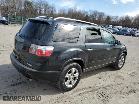 2008 GMC Acadia SLT1 with VIN 1GKEV23778J221469, listed as a Copart auction lot 48899395 with 225,253 mi miles and Salvage Title. Bid and sale history available at DreamBid. Image 3.