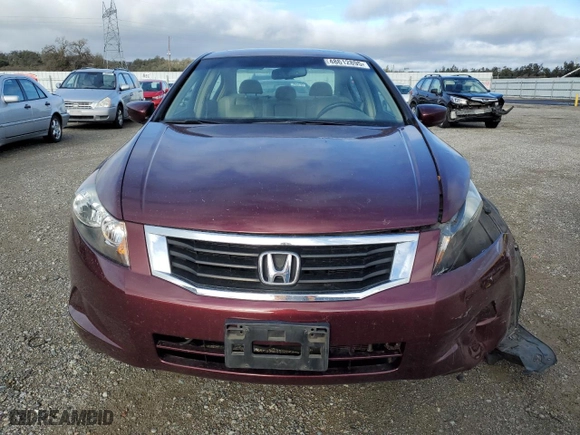 2009 Honda Accord Sdn EX-L with VIN 1HGCP26869A038181, listed as a Copart auction lot 48612895 with 92,513 mi miles and Salvage Title. Bid and sale history available at carsss.com. Image 5.