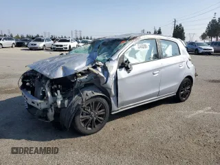 2020 Mitsubishi Mirage LE with VIN ML32A5HJ3LH008103, listed as a Copart auction lot 55455295 with Not provided miles and Salvage title. Bid and sale history available at DreamBid. Image 1.