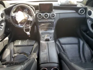 2015 Mercedes-Benz C 300 Luxury with VIN 55SWF4KB2FU009080, listed as a Copart auction lot 55310095 with 138,645 mi miles and Clean Title. Bid and sale history available at carsss.com. Image 8.